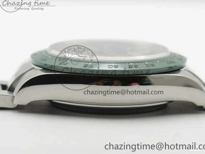 Ceramic A7750 Daytona on Dial SS Green 116520 Real SS Stick Markers Bezel Bracelet Edition UBF Best 0301